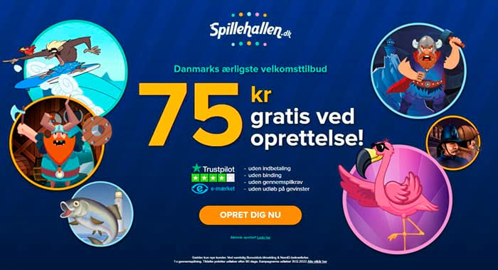 Oplev de danske automater med vores eksklusive Spillehallen bonuskode og prøv Danmarks bedste online casino.